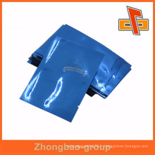 Boite en aluminium bleu Mylar Bags Emballage sous vide